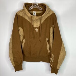 Thor Brown Hooded Sweatshirt Size Medium Y2K